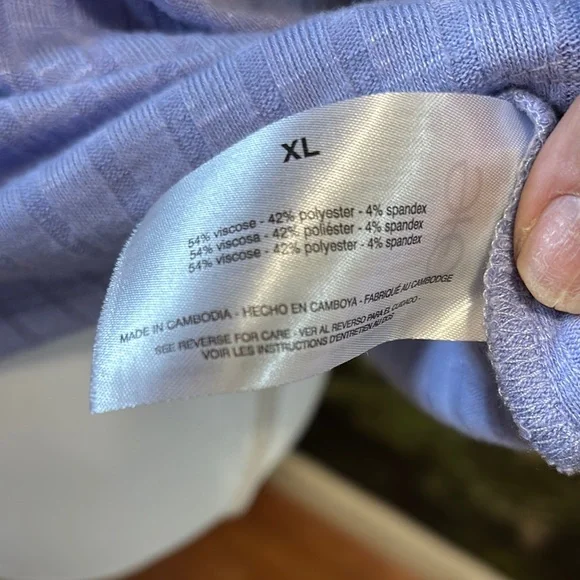 Women's Light Blue Top - Picture 5 of 5